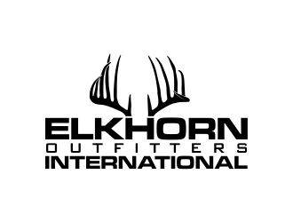 ELKHORN OUTFITTERS INTERNATIONAL logo design by oke2angconcept