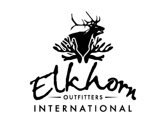 ELKHORN OUTFITTERS INTERNATIONAL logo design by PRN123