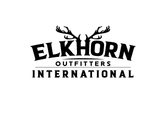 ELKHORN OUTFITTERS INTERNATIONAL logo design by logy_d