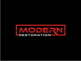 modern restoration logo design by johana