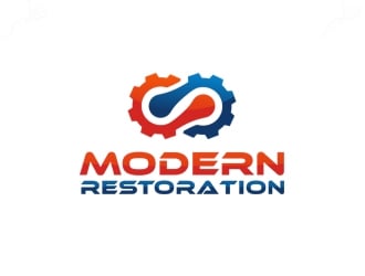 modern restoration logo design by Kebrra