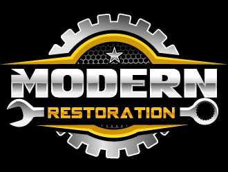 modern restoration logo design by Suvendu