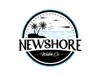 NewShore watch co logo design by evdesign