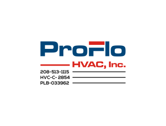 ProFlo HVAC, Inc. logo design by N3V4
