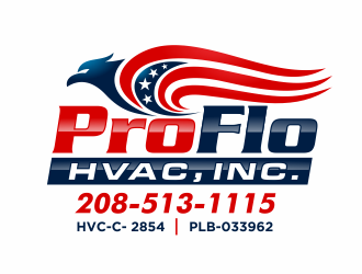 ProFlo HVAC, Inc. logo design by agus