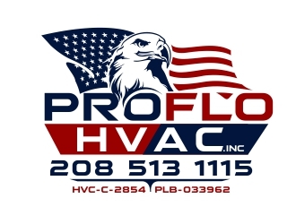 ProFlo HVAC, Inc. logo design by veron