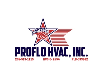 ProFlo HVAC, Inc. logo design by Mirza