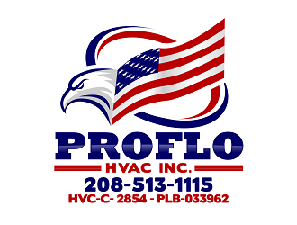 ProFlo HVAC, Inc. logo design by haze