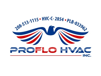 ProFlo HVAC, Inc. logo design by uttam