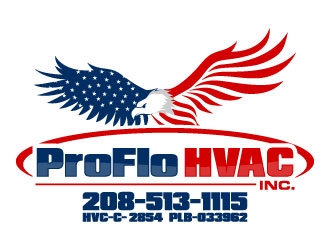 ProFlo HVAC, Inc. logo design by daywalker