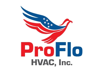 ProFlo HVAC, Inc. logo design by KreativeLogos