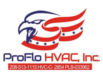 ProFlo HVAC, Inc. logo design by Dodong