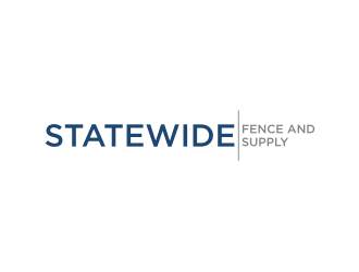 Statewide Fence and Supply logo design by Sheilla