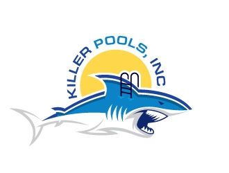 Killer Pools, Inc. logo design by sanu