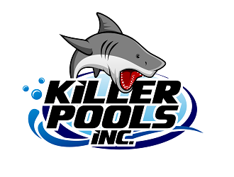 Killer Pools, Inc. logo design by haze