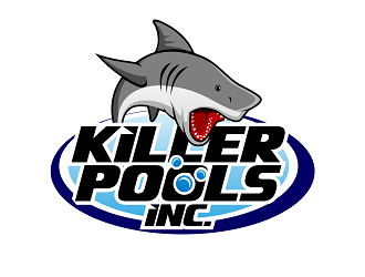 Killer Pools, Inc. logo design by haze