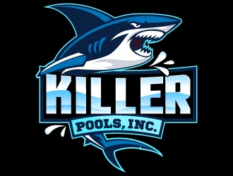 Killer Pools, Inc. logo design by Suvendu