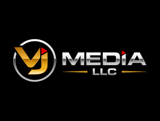 VJ Media LLC logo design by pionsign