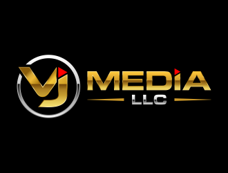 VJ Media LLC logo design by pionsign