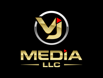 VJ Media LLC logo design by pionsign