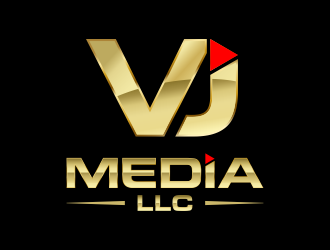 VJ Media LLC logo design by pionsign