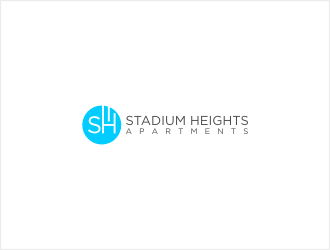 Stadium Heights Apartments logo design by bunda_shaquilla