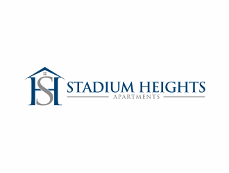 Stadium Heights Apartments logo design by mutafailan