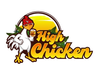 High Chicken  logo design by daywalker