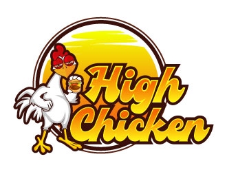 High Chicken  logo design by daywalker