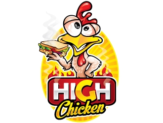 High Chicken  logo design by REDCROW