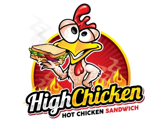 High Chicken  logo design by REDCROW