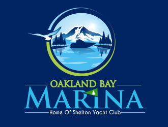 Oakland Bay Marina, owned by Shelton Yacht Club logo design by cgage20