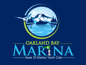 Oakland Bay Marina, owned by Shelton Yacht Club logo design by cgage20