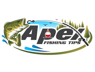 Apex Fishing Tips logo design by Suvendu