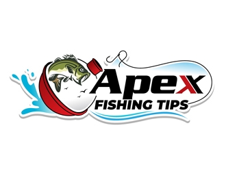 Apex Fishing Tips logo design by DreamLogoDesign
