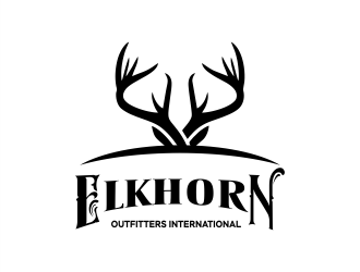 ELKHORN OUTFITTERS INTERNATIONAL logo design by Gwerth