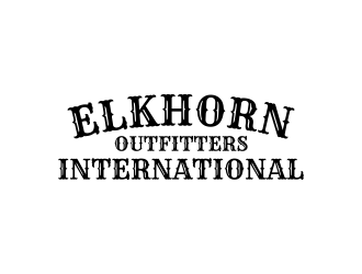 ELKHORN OUTFITTERS INTERNATIONAL logo design by Kruger