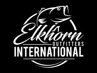 ELKHORN OUTFITTERS INTERNATIONAL logo design by MAXR