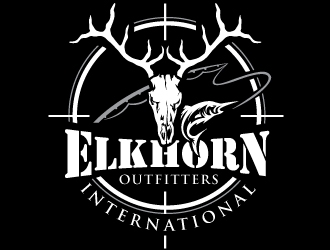 ELKHORN OUTFITTERS INTERNATIONAL logo design by REDCROW