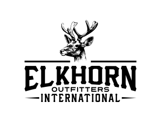 ELKHORN OUTFITTERS INTERNATIONAL logo design by done