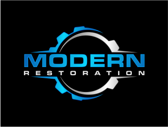 modern restoration logo design by evdesign