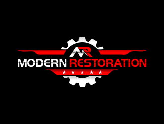 modern restoration logo design by giphone