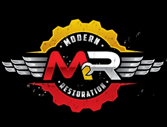modern restoration logo design by REDCROW