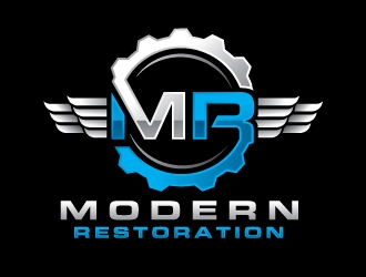 modern restoration logo design by REDCROW