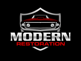 modern restoration logo design by kunejo