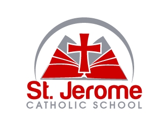 St. Jerome Catholic School logo design by AamirKhan