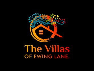 The Villas of Ewing Lane.  logo design by N3V4