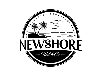 NewShore watch co logo design by evdesign