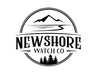 NewShore watch co logo design by haze