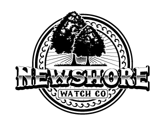 NewShore watch co logo design by uttam